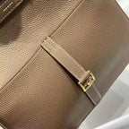 Hermes Halzan 25 Bag in Taupe Clemence Leather – HW085