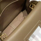 Hermes Halzan 25 Bag in Taupe Clemence Leather – HW085