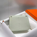 Hermes Halzan 25 Bag in Vert Fizz Clemence Leather – HW086