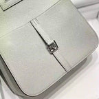 Hermes Halzan 25 Bag in Vert Fizz Clemence Leather – HW086