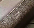 Hermes Halzan 31cm Bag In Taupe Clemence Leather – HW097