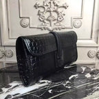 Hermes Jige Elan 29 Clutch In Black Crocodile Leather – HW113
