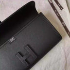 Hermes Jige Elan 29 Clutch In Black Epsom Leather – HW105