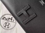 Hermes Jige Elan 29 Clutch In Black Epsom Leather – HW105