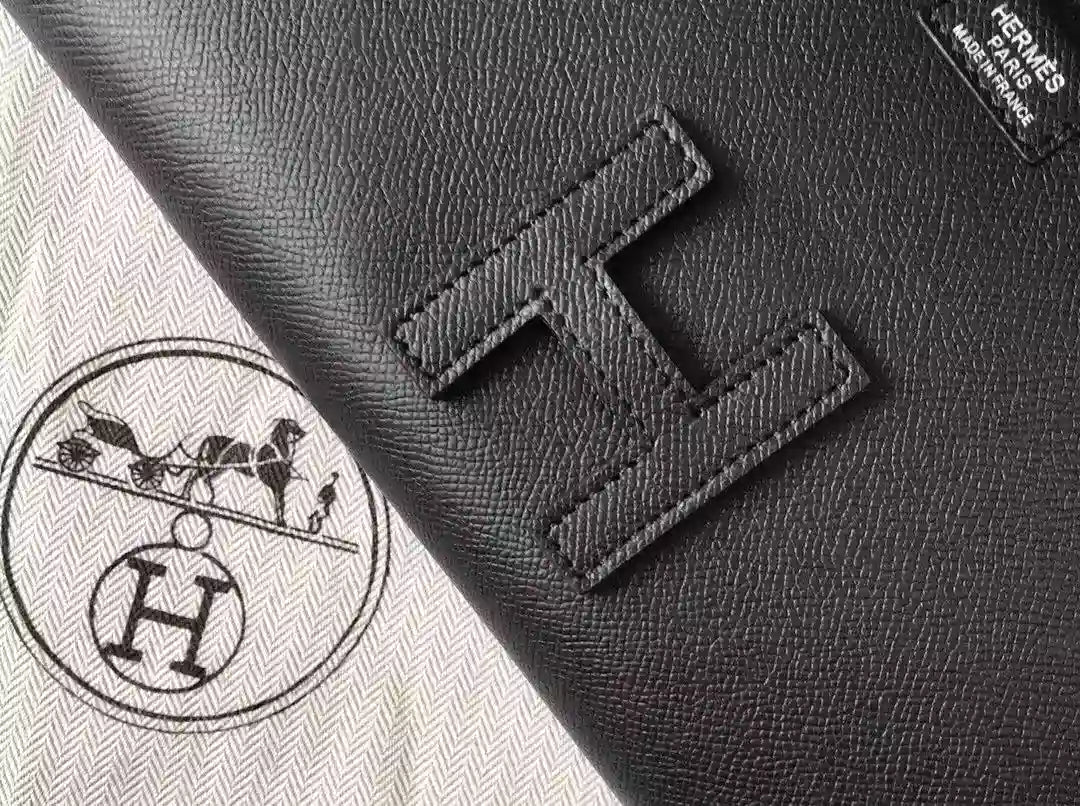 Hermes Jige Elan 29 Clutch In Black Epsom Leather – HW105