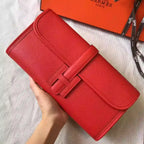 Hermes Jige Elan 29 Clutch In Red Epsom Leather – HW104