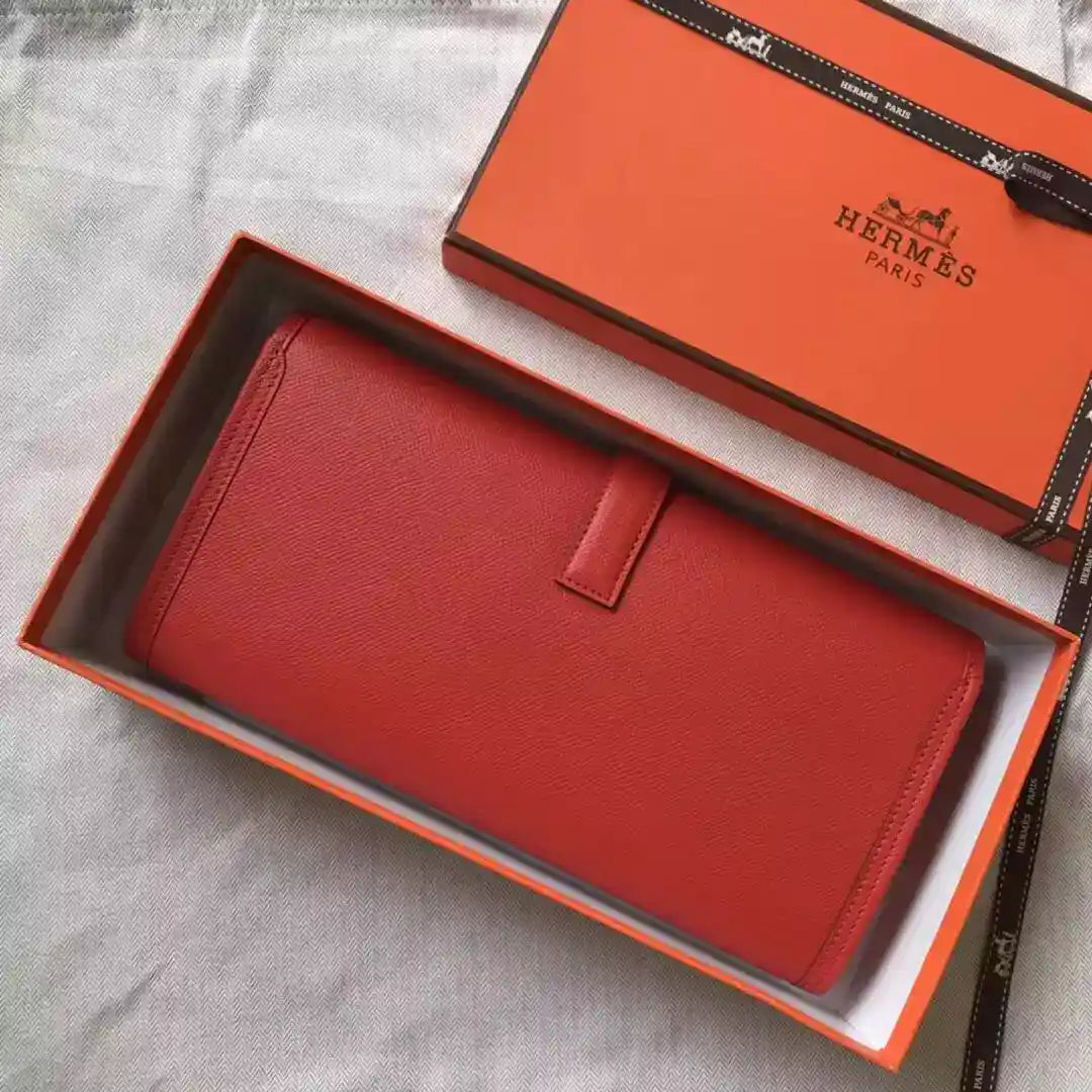 Hermes Jige Elan 29 Clutch In Red Epsom Leather – HW104