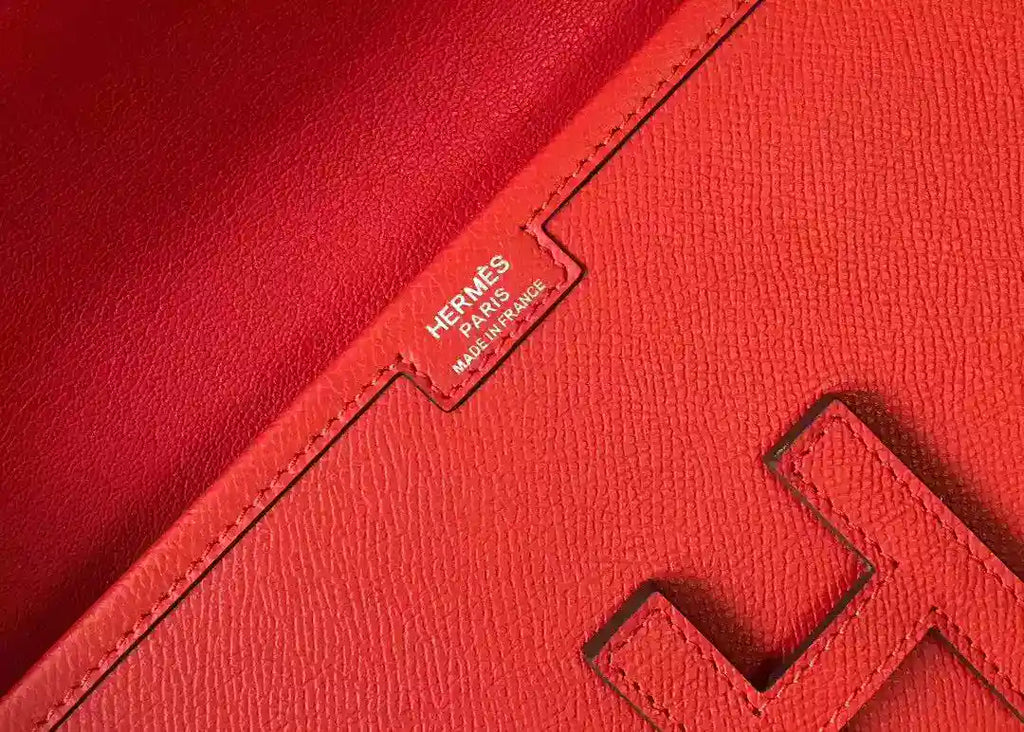 Hermes Jige Elan 29 Clutch In Red Epsom Leather – HW104