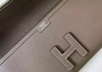 Hermes Jige Elan 29 Clutch In Taupe Grey Epsom Leather- HW103