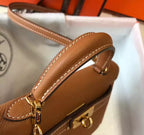Hermes Kelly Mini II Bag In Gold Epsom Leather GHW – HW122