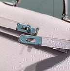 Hermes Kelly Mini II Bag In Mauve Pale Epsom Leather PHW – HW127