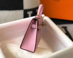 Hermes Kelly Mini II Bag In Mauve Sylvestre Epsom Leather GHW – HW123
