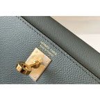Hermes Kelly Mini II Bag In Vert Amande Epsom Leather GHW – HW114