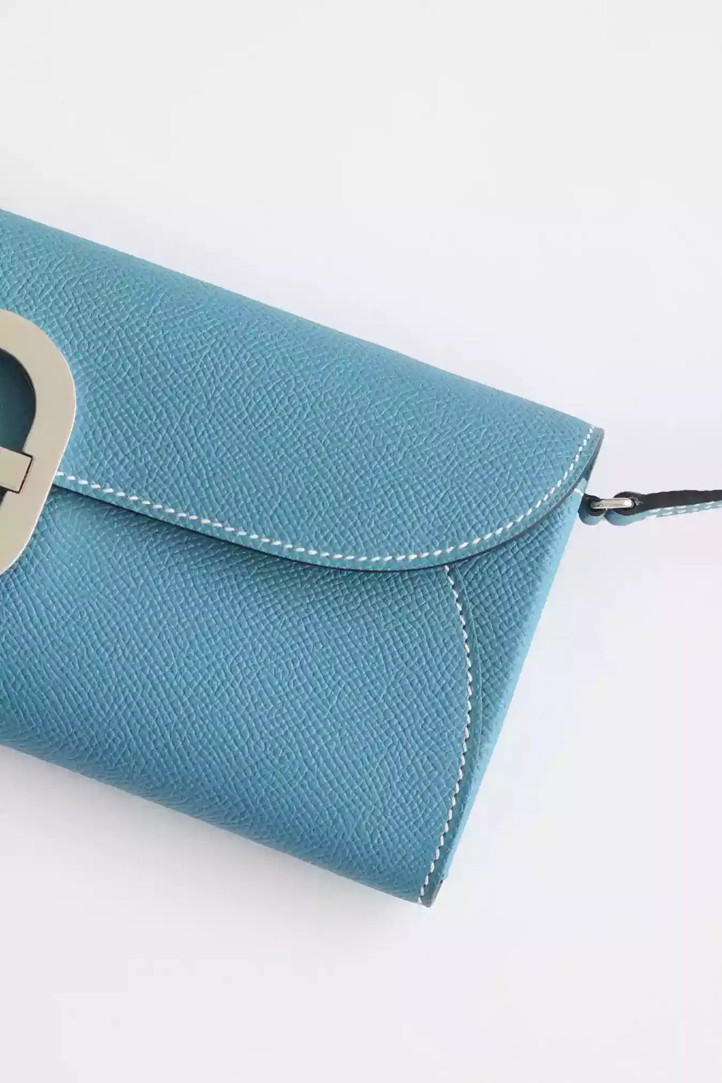 Hermes Maillon To Go Wallet in Blue Jean Epsom Calfskin – HW175