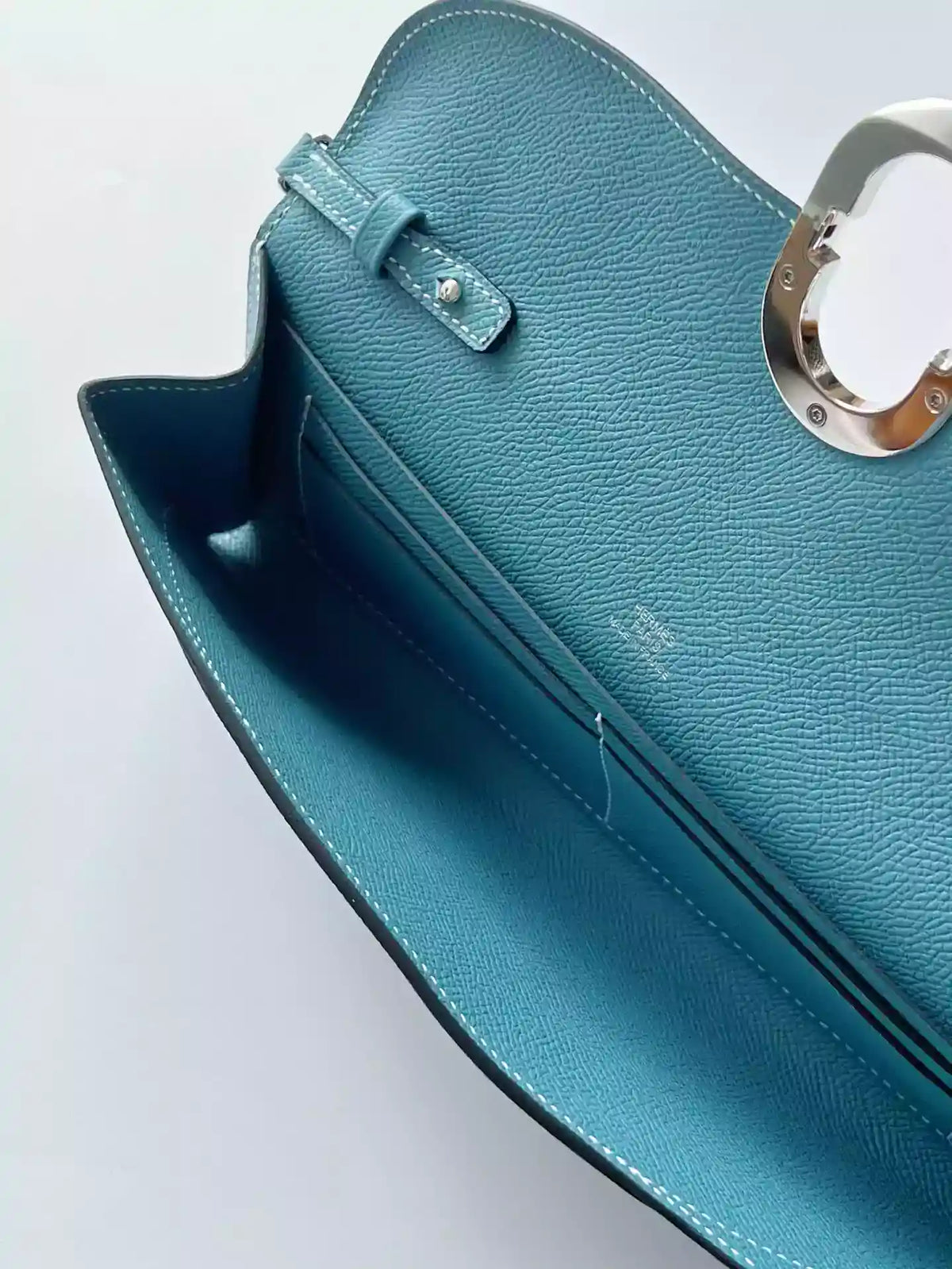 Hermes Maillon To Go Wallet in Blue Jean Epsom Calfskin – HW175