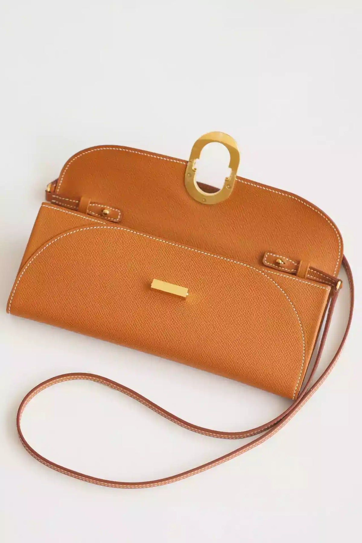 Hermes Maillon To Go Wallet in Gold Epsom Calfskin – HW173