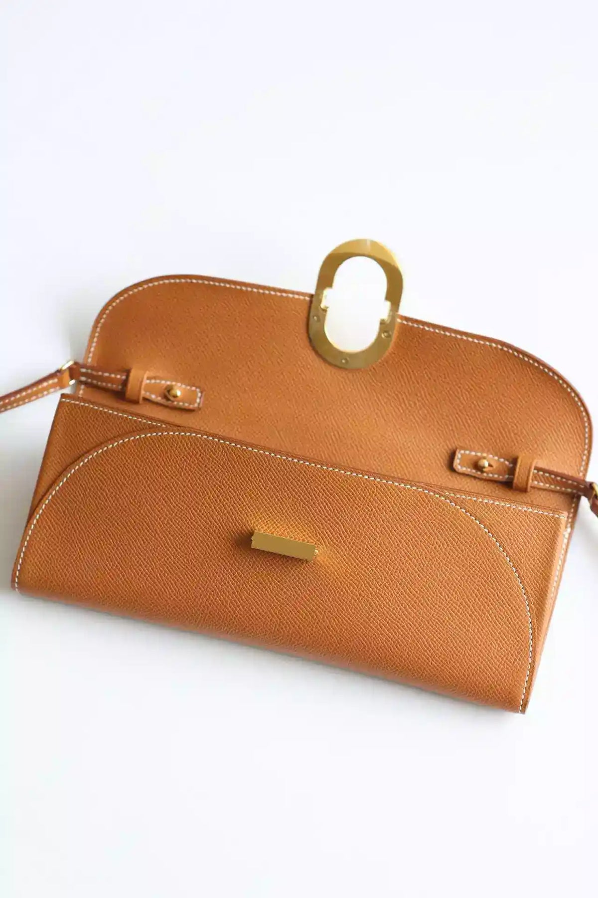 Hermes Maillon To Go Wallet in Gold Epsom Calfskin – HW173