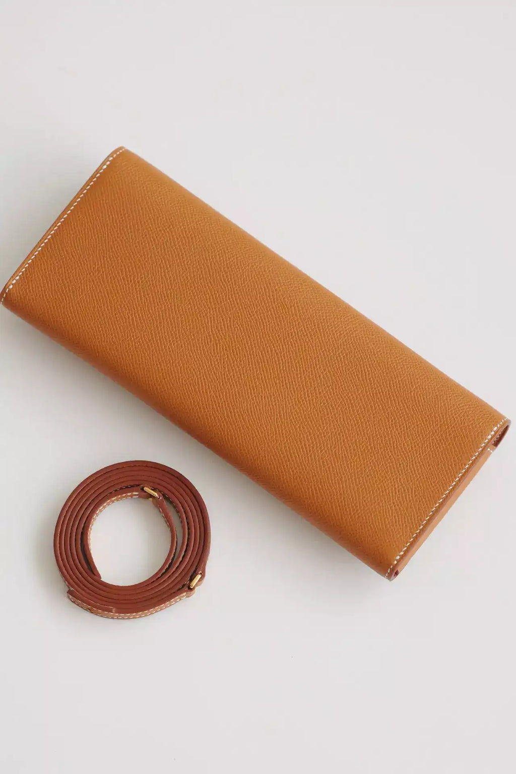 Hermes Maillon To Go Wallet in Gold Epsom Calfskin – HW173