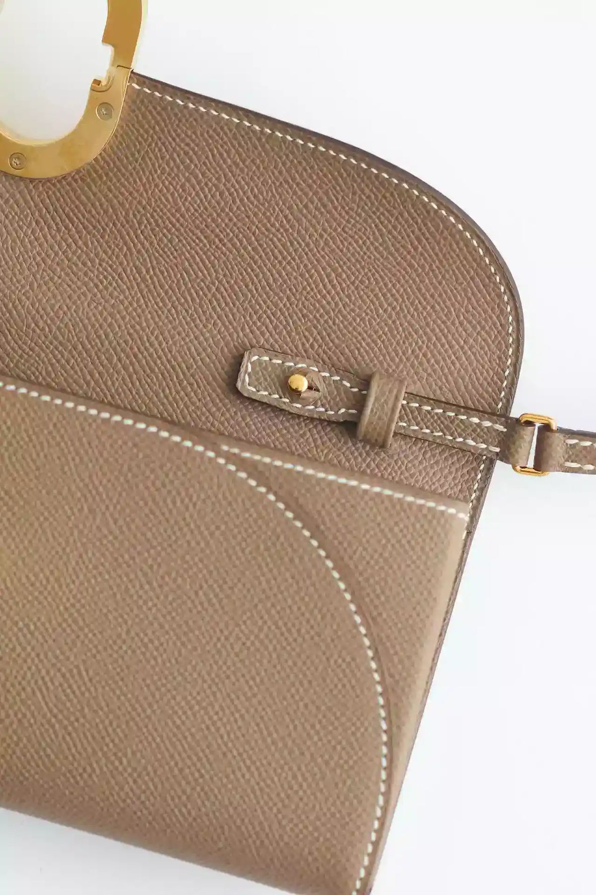 Hermes Maillon To Go Wallet in Taupe Epsom Calfskin – HW176