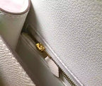 Hermes White Constance MM 24cm Epsom Leather Bag – HW036