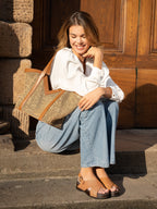 The Prima Raffia Tote