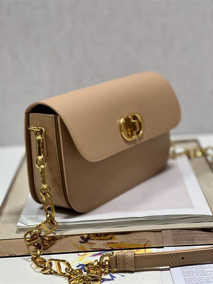 DIOR 30 MONTAIGNE AVENUE BAG BEIGE BOX CALFSKIN – DOB105