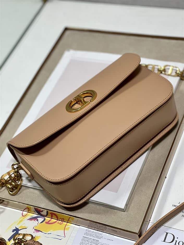 DIOR 30 MONTAIGNE AVENUE BAG BEIGE BOX CALFSKIN – DOB105