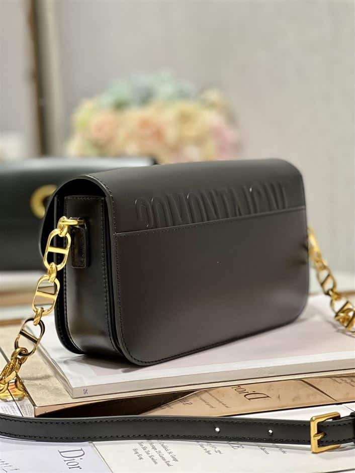 DIOR 30 MONTAIGNE AVENUE BAG BLACK BOX CALFSKIN – DOB102