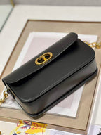 DIOR 30 MONTAIGNE AVENUE BAG BLACK BOX CALFSKIN – DOB102