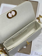 DIOR 30 MONTAIGNE AVENUE BAG LATTE BOX CALFSKIN – DOB104