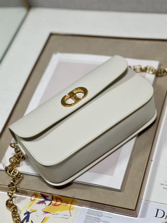 DIOR 30 MONTAIGNE AVENUE BAG LATTE BOX CALFSKIN – DOB104