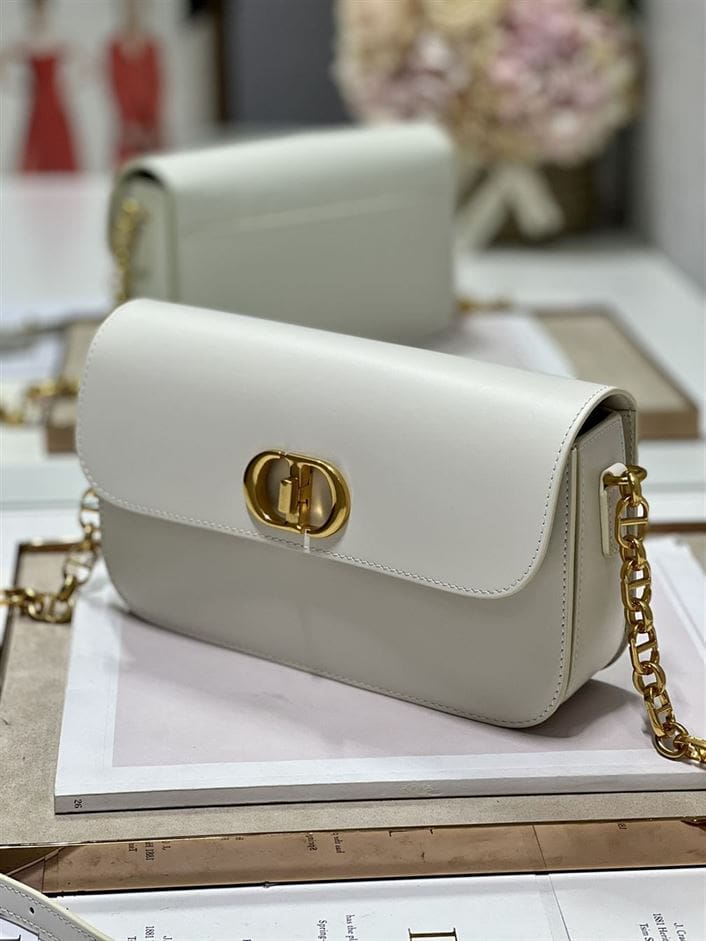 DIOR 30 MONTAIGNE AVENUE BAG LATTE BOX CALFSKIN – DOB104