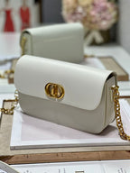 DIOR 30 MONTAIGNE AVENUE BAG LATTE BOX CALFSKIN – DOB104