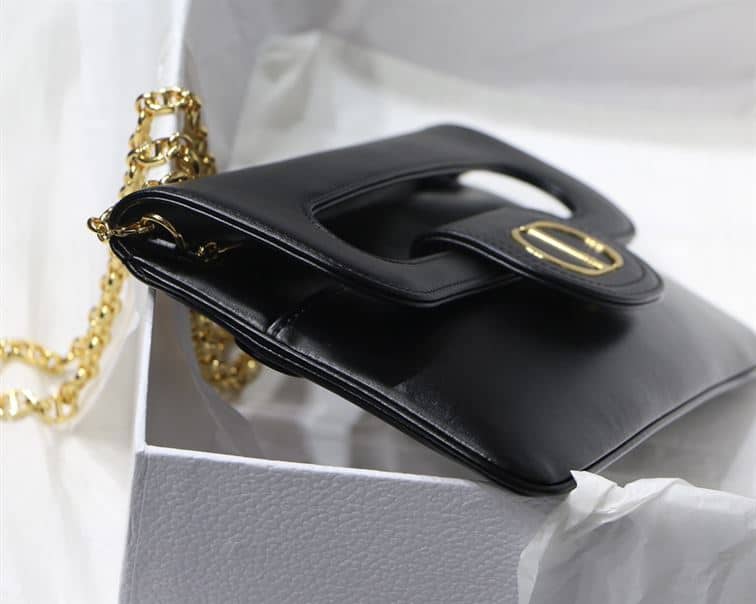 DIOR AUTHENTICATED AVENUE HANDBAG LEATHER BLACK – DOB113