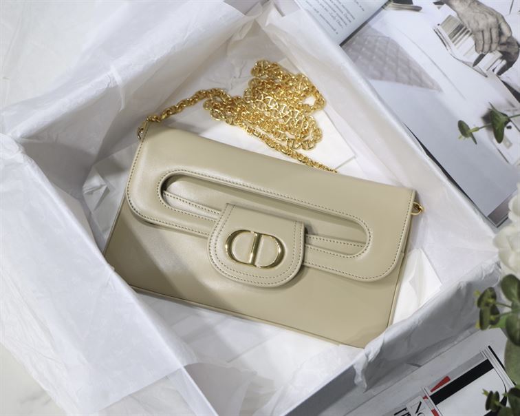 DIOR AUTHENTICATED AVENUE HANDBAG LEATHER GREY – DOB114