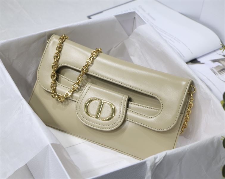 DIOR AUTHENTICATED AVENUE HANDBAG LEATHER GREY – DOB114