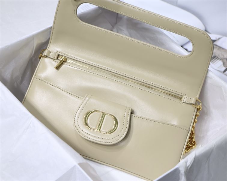 DIOR AUTHENTICATED AVENUE HANDBAG LEATHER GREY – DOB114