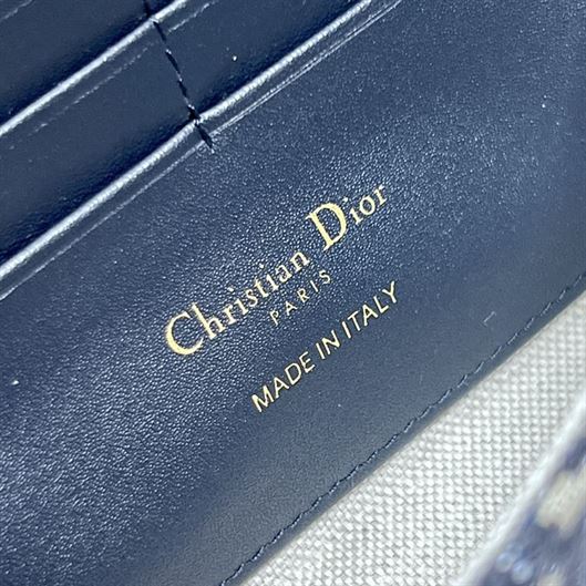 Dior Bobby East-West Pouch With Chain ‘Blue’ – DOB025