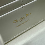 DIOR BOBBY EAST-WEST POUCH WITH CHAIN LATTE SMOOTH CALFSKIN – DOB099