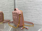DIOR CARO BOX BAG ROSE DES VENTS QUILTED MACROCANNAGE CALFSKIN – DOB072