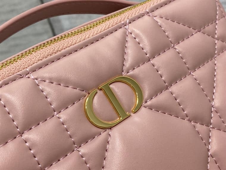 DIOR CARO BOX BAG ROSE DES VENTS QUILTED MACROCANNAGE CALFSKIN – DOB072
