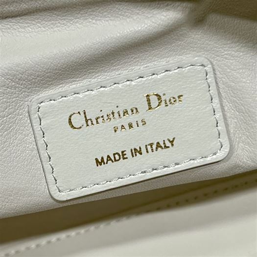 DIOR CARO D-COSY BAG LATTE SUPPLE CANNAGE CALFSKIN – DOB088