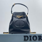 DIOR MEDIUM C EST DIOR BAG BLACK CD EMBOSSED CALFSKIN – DOB042
