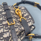DIOR MEDIUM C EST DIOR BAG BLUE DIOR OBLIQUE JACQUARD – DOB045