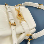 DIOR MEDIUM C EST DIOR BAG WHITE CD EMBOSSED CALFSKIN – DOB041