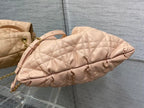 DIOR MEDIUM DIOR AMMI BAG SAND PINK SUPPLE MACROCANNAGE LAMBSKIN – DOB032