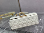 DIOR MEDIUM DIOR CARO BAG IVORY SUPPLE CANNAGE CALFSKIN – DOB107
