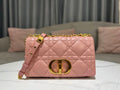DIOR MEDIUM DIOR CARO BAG ROSE DES VENTS QUILTED MACROCANNAGE CALFSKIN – DOB063