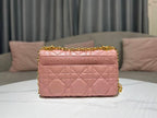 DIOR MEDIUM DIOR CARO BAG ROSE DES VENTS QUILTED MACROCANNAGE CALFSKIN – DOB063