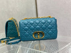 DIOR MEDIUM DIOR CARO BAG ROYAL BLUE SUPPLE CANNAGE CALFSKIN – DOB112